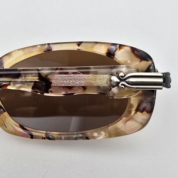 *SOLD*Brighton Romeo Juliet Silver Olive Pink Tortoise Frame Brown Lens Sunglass - Picture 13 of 16